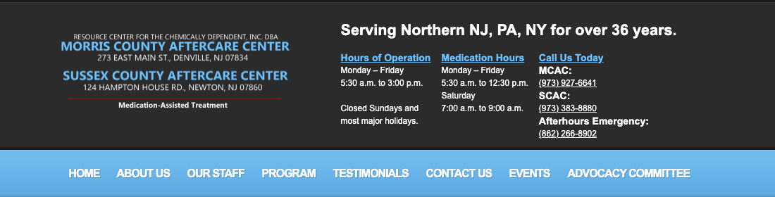 Morris County Aftercare Center